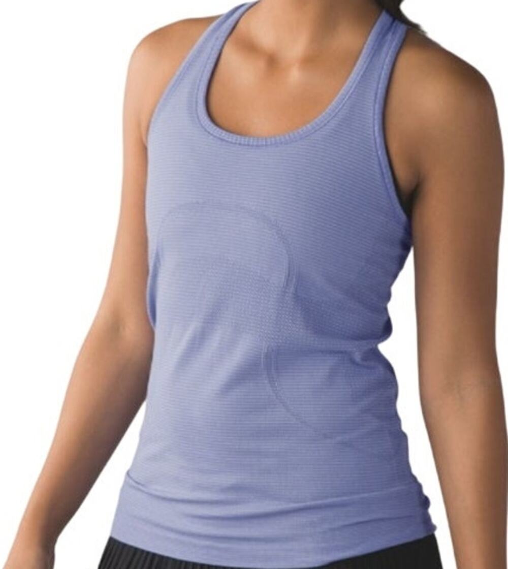 Lululemon Run: Swiftly Tech Racerback Silverescent X-STATIC Heathered Lullaby 8